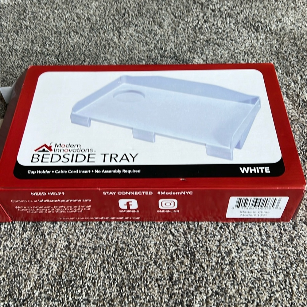 NWT AND BOX.  Bedside tray.